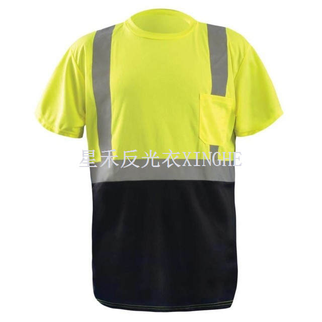 Μπλουζάκι Hi-Vis μαύρο κάτω μέρος