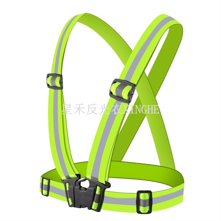 Reflective Safety Vest Running Gear - Reflective Vest Straps, Reflective Belt,