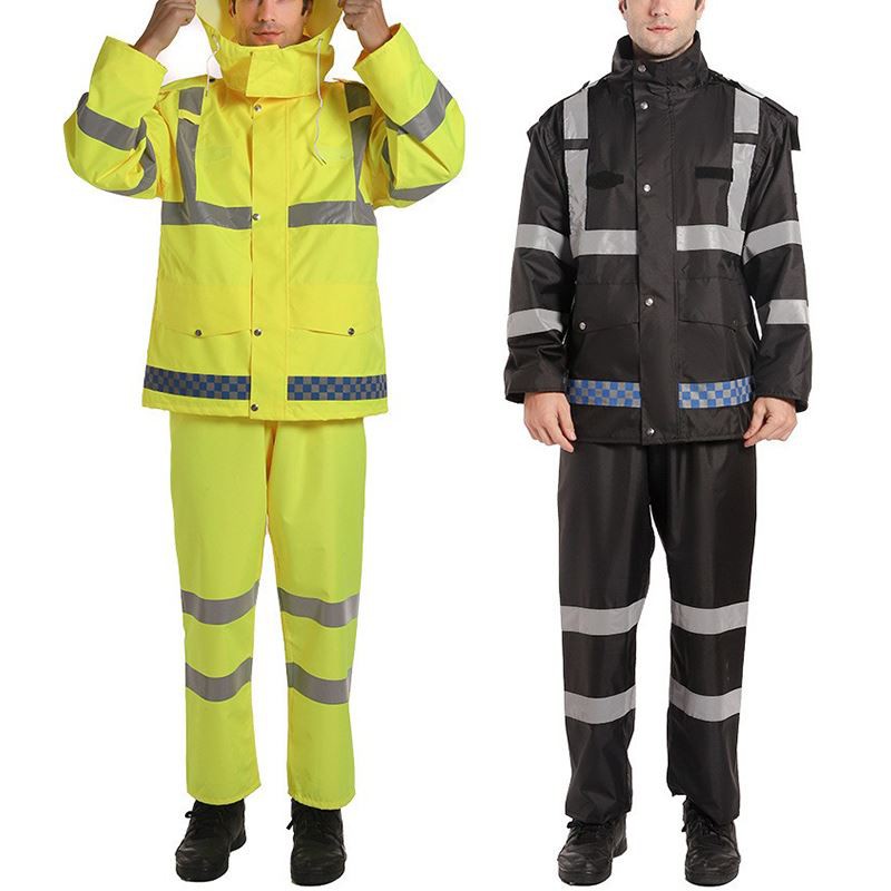 Дождевики повышенной видимости