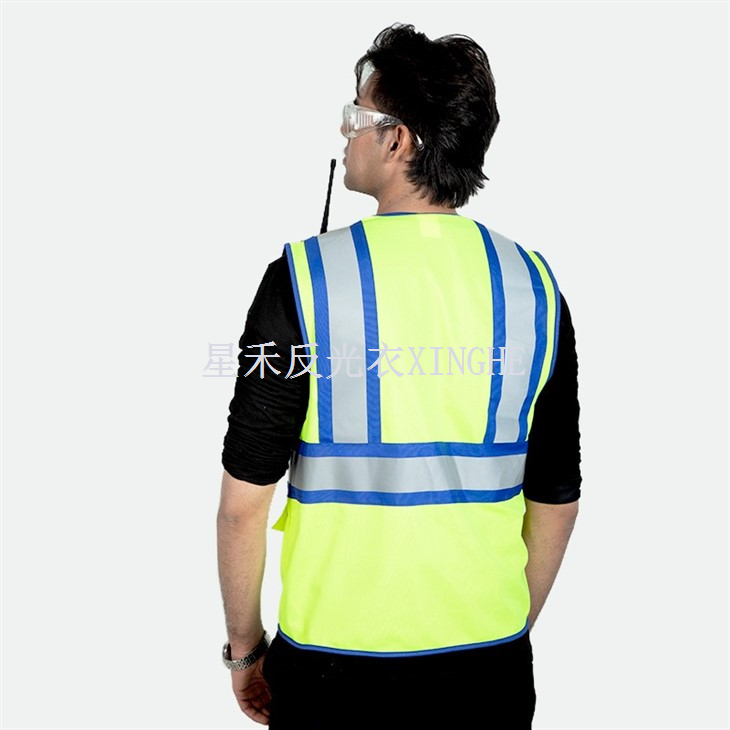 Multi-Pocket Safety Reflective Vests Jacket