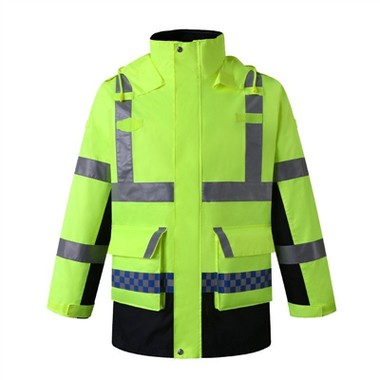 Светоотражающая хлопковая защитная куртка безопасна, тепла и стильна.