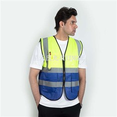 Светоотражающий строительный жилет безопасности